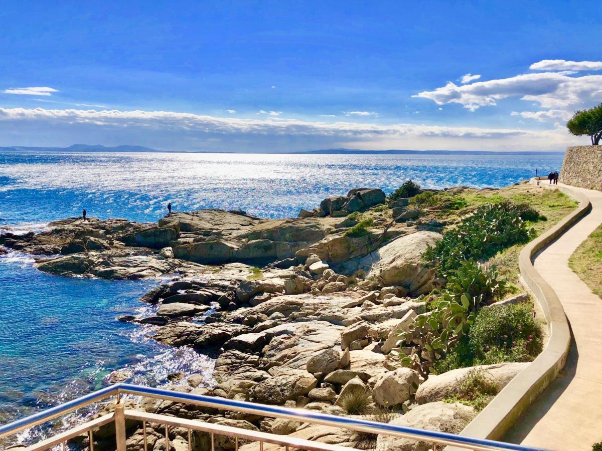 Magnifique Appartement En Front De Mer, Caneylles Roses Luaran gambar