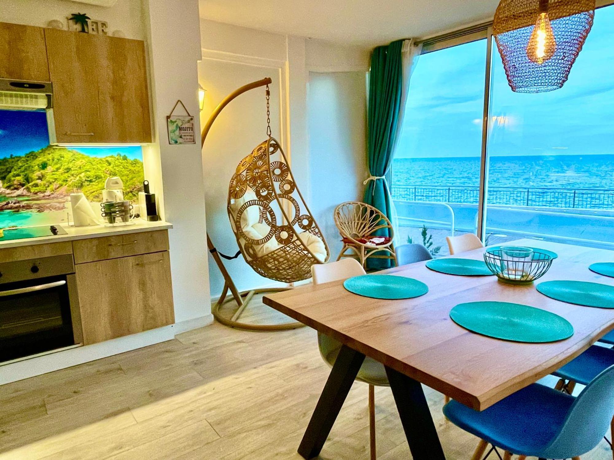 Magnifique Appartement En Front De Mer, Caneylles Roses Luaran gambar