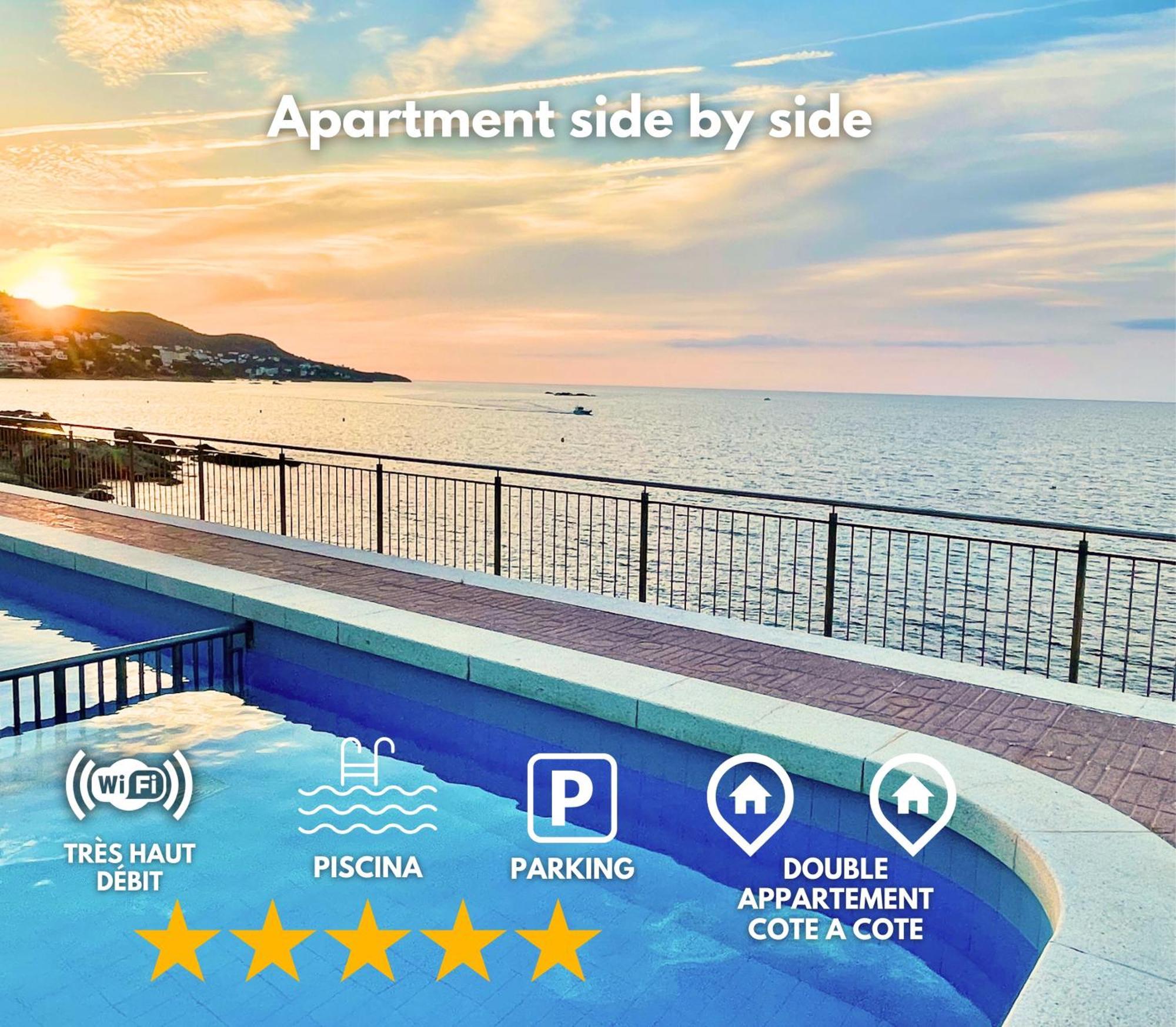Magnifique Appartement En Front De Mer, Caneylles Roses Luaran gambar